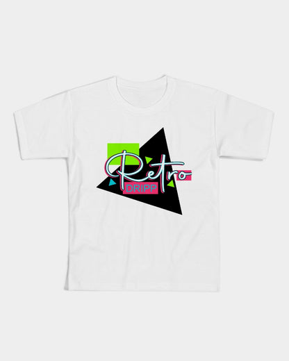 Color Block Retro Splash Kids Graphic Tee - The Dripp VIP