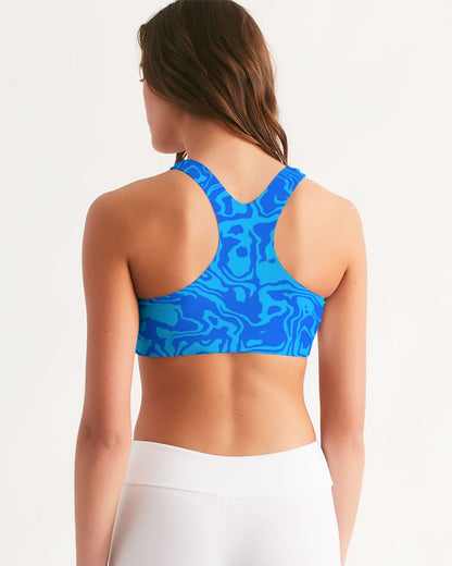 Blueberry Slush Women's Seamless Sports Bra