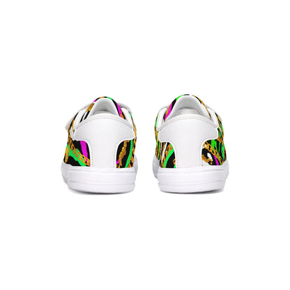 Neon Chain Dripp Kids Velcro Sneaker - The Dripp VIP