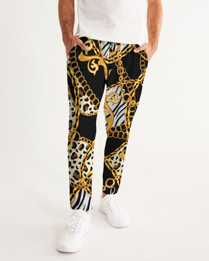 Multi Chain Print Mix Men's Track Pants