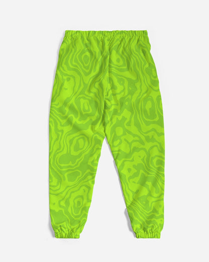 Fresh Retro Print Green Men's Track Pants - The Dripp VIP