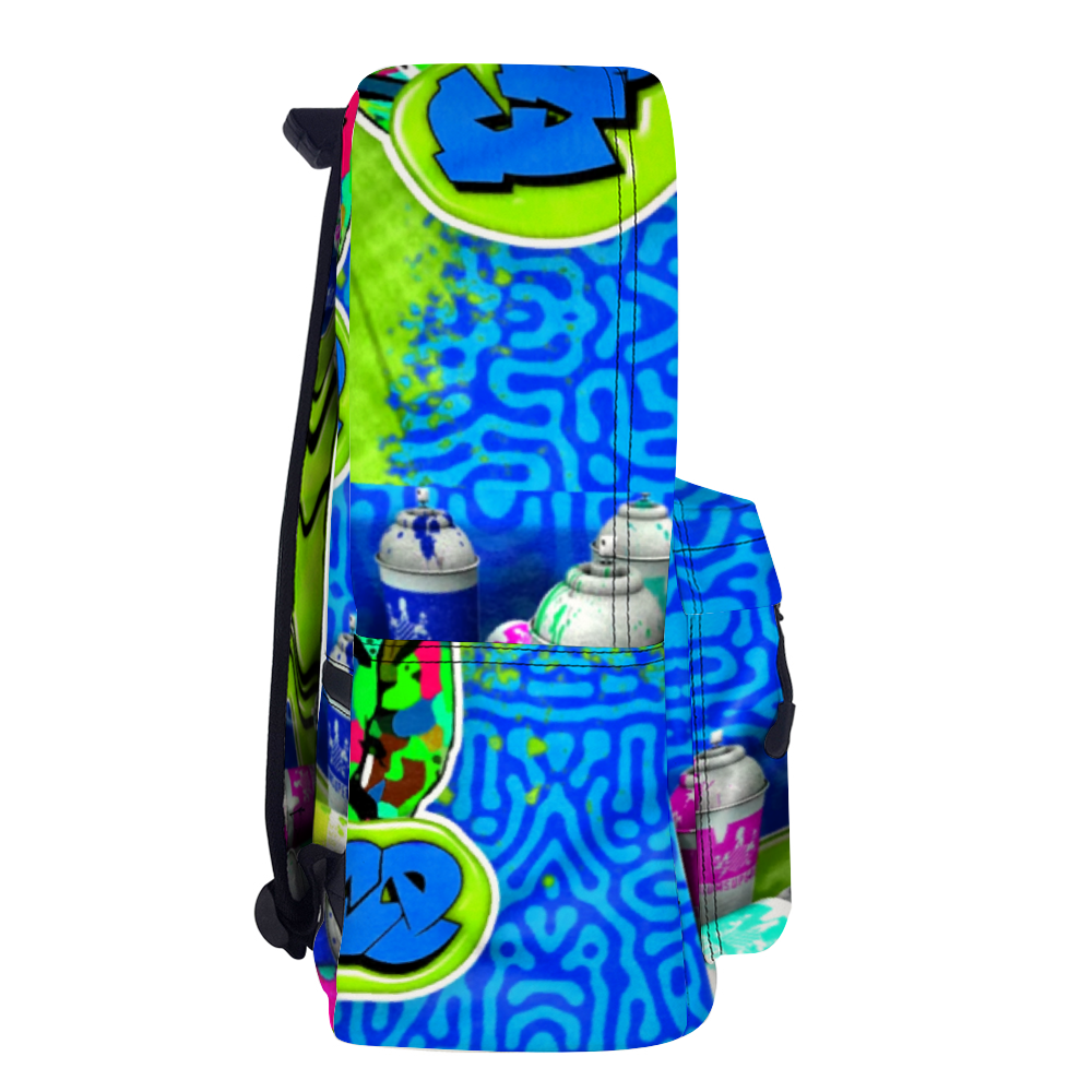 Fresh Prince Blue Graffiti Leather Backpack – The Dripp VIP