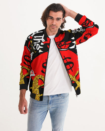 Secure The Bag Men's Bomber Jacket - The Dripp VIP