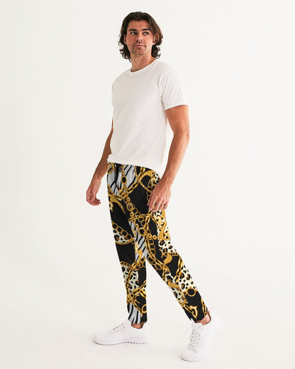 Multi Chain Print Mix Men's Track Pants