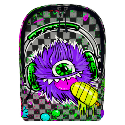 Greedy Monster Leather Backpack